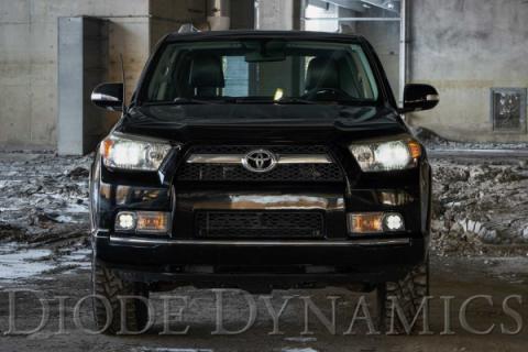 SS3 LED Fog Light Kit for 2010-2013 Toyota 4Runner, White SAE Fog Sport with Backlight Diode Dynamics