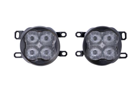 SS3 LED Fog Light Kit for 2010-2016 Toyota Sienna, White SAE Fog Max with Backlight