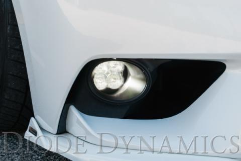 SS3 LED Fog Light Kit for 2012-2014 Lexus IS250C A/T Convertible, Yellow SAE Fog Max with Backlight