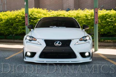 SS3 LED Fog Light Kit for 2012-2014 Lexus IS250C A/T Convertible, Yellow SAE Fog Max with Backlight