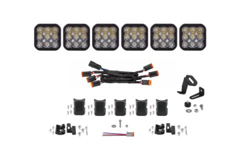SS5 Sport Universal CrossLink 6-Pod Lightbar White Driving Diode Dynamics