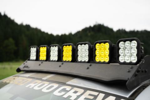 SS5 Pro Universal CrossLink 7-Pod Lightbar Yellow Combo Diode Dynamics
