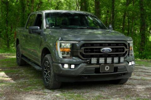 SS3 LED Fog Pocket Kit for 2021-2022 Ford F-150, Yellow Pro Diode Dynamics