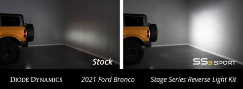 Stage Series Reverse Light Kit for 2021-2022 Ford Bronco C2 Sport Diode Dymanics