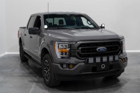 Stage Series Backlit Ditch Light Kit for 2021-2022 Ford F-150, SS3 Pro Yellow Combo Diode Dynamics