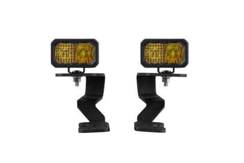 Stage Series Ditch Light Kit for 2022 Toyota Tundra C2 Sport Diode Dymanics Yellow Combo Diode Dymanics