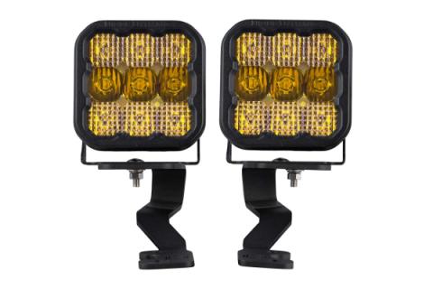 Stage Series Ditch Light Kit for 2022 Toyota Tundra SS5 Sport Diode Dymanics Yellow Combo Diode Dymanics