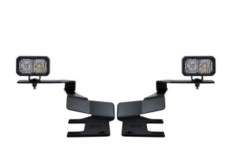 Stage Series Ditch Light Kit for 2017-2022 Ford Super Duty, C2 Sport White Combo Diode Dynamics