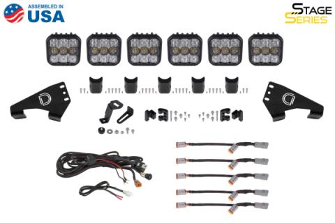 Stage Series Roof Bracket Kit for 2020-Present Polaris RZR Diode Dynamics