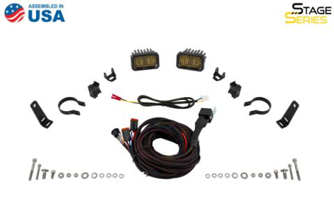 Stage Series 1.25 Inch Roll Bar Chase Light Kit, SSC2 Sport Yellow (Pair) Diode Dynamics