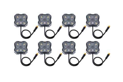 Stage Series SXS Rock Light Installer Kit, RGBW M8 (8-pack)