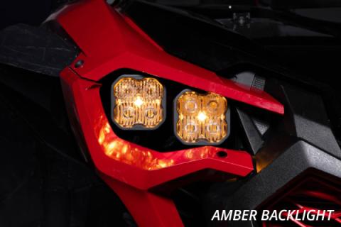 SS3 LED Headlight Kit for 2022-2024 Honda Talon, Pro White ABL