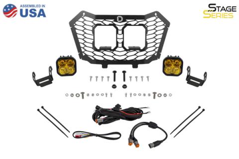Stage Series LED Grille Kit for 2022-2024 Honda Talon, Sport Yellow Combo