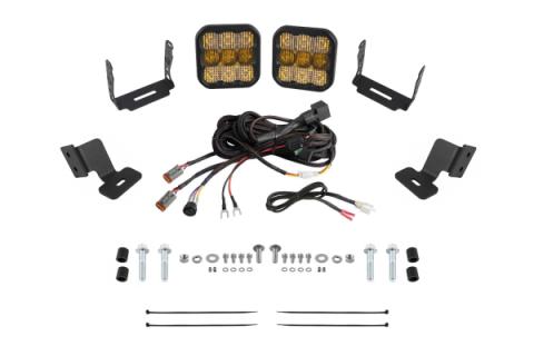 Stage Series Ditch Light Kit for 2019-2024 Honda Talon, SS5 Pro Yellow Combo