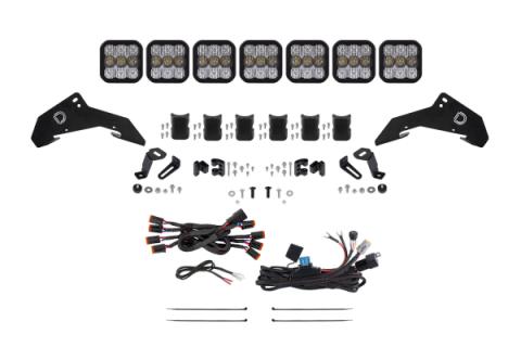 SS5 Roof CrossLink Lightbar Kit for 2019-2024 Honda Talon, Cool White (6000K) Sport White Combo