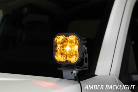 SS3 LED Ditch Light Kit for 2024-Present Toyota Tacoma, Sport Yellow Combo Diode Dynamics