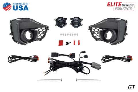 Elite Series Add-On Fog Lamp Kit for 2024 Ford Mustang GT White Diode Dynamics