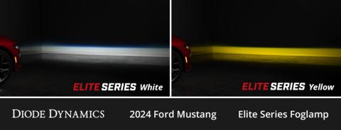 Elite Series Add-On Fog Lamp Kit for 2024 Ford Mustang GT Yellow Diode Dynamics