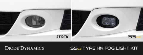 SSC2 LED Fog Light Kit for 2008-2010 Honda Odyssey, Yellow (3000K) Pro Yellow SAE Fog Diode Dynamics