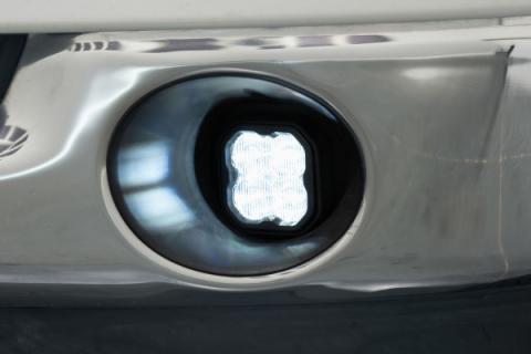 SS3 SAE/DOT Type DR Fog Light Kit Cool White (6000K) Pro (36 watts) White SAE Fog Diode Dynamics