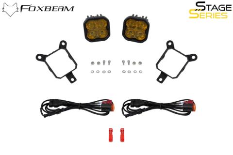 SS3 SAE/DOT Type YS Fog Light Kit Cool White (6000K) Sport (14.5 watts) White SAE Fog Diode Dynamics
