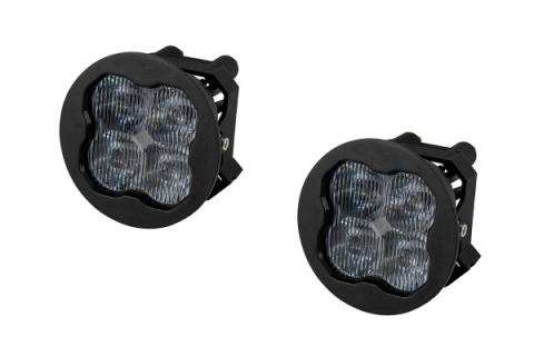 SS3 SAE/DOT Type Forester Fog Light Kit Cool White (6000K) Pro (36 watts) White SAE Fog Diode Dynamics