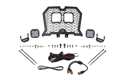 Stage Series LED Grille Kit for 2019-2023 Polaris RZR XP, Cool White (6000K) Sport White SAE Fog