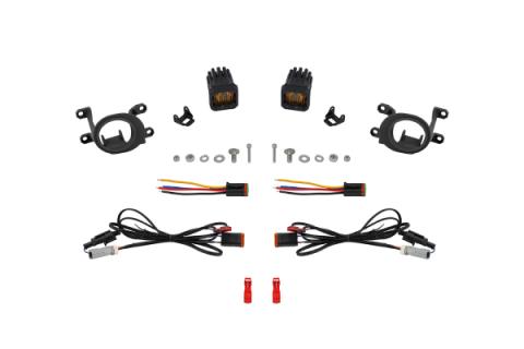 SSC1 LED Fog Light Kit for 20-22 Toyota C-HR, Yellow SAE Fog Diode Dynamics
