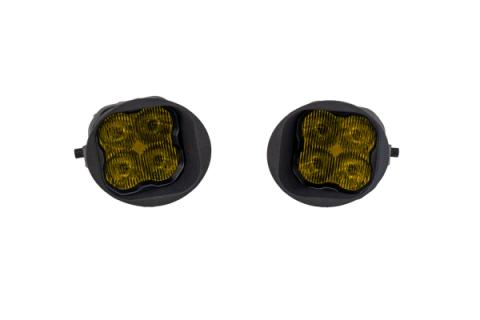 SS3 LED Fog Light Kit for 09-11 Honda Element, Max Yellow SAE Fog Diode Dynamics