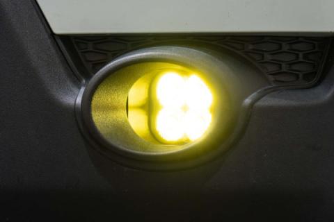 SS3 Max Honda Element LED Fog Light Kit, Yellow SAE Fog Diode Dynamics