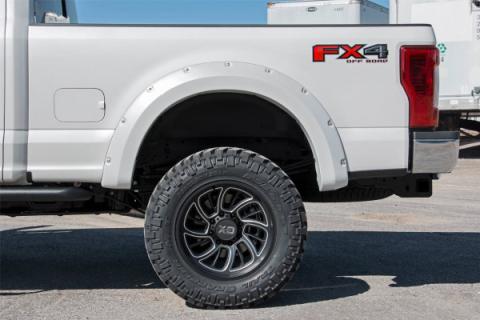 Pocket Fender Flares Absolute Black Ford Super Duty (17-22) Rough Country
