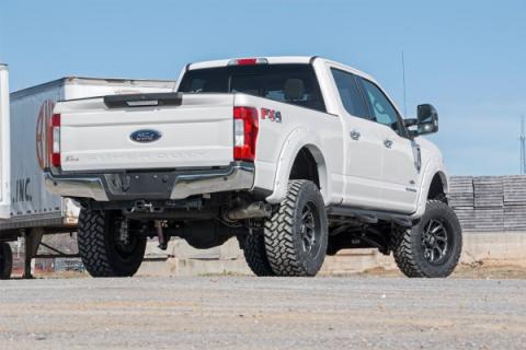 Pocket Fender Flares Flat Black Ford Super Duty 2WD/4WD (17-22) Rough Country
