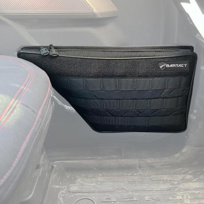 Door Organizer Pouch for Ford Bronco 2021-2024 Door Pair of 2 Driver and Passenger Side Lower Area (Pat Pending) Black/White Patch Bartact
