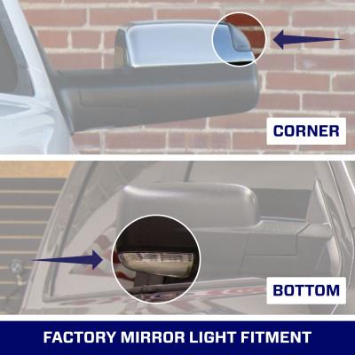 2009 Ram 1500 LED Mirror Lights Bottom (Pair) Form Lighting
