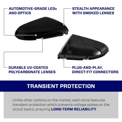 2009 Ram 1500 LED Mirror Lights Bottom (Pair) Form Lighting