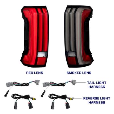 22-25 Toyota Tundra LED Tail Lights, Red (Pair) Form Lighting