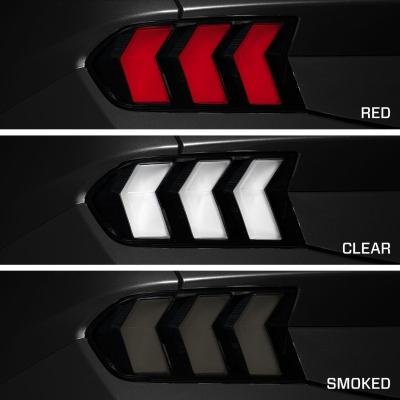 24-25 Ford Mustang Sequential LED Tail Lights, Red (Pair) Form Lighting