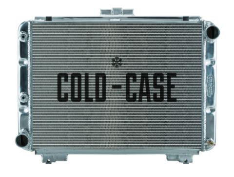 64 Galaxie Side Tank Aluminum Performance Radiator Automatic Transmission Cold Case Radiators
