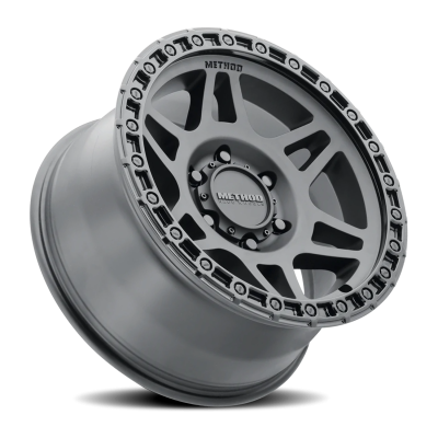 Aluminum Wheels 17x8.5 MR312 Bolt Pattern 6 On 135 Offset 0 Lip Size 0.98 Double Matte Black MBGL Gloss Black Lip Method