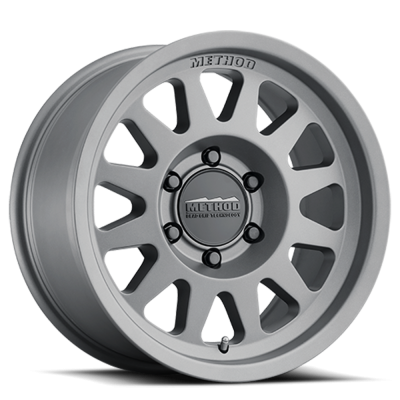 Aluminum Wheels 17x8.5 Bead Grip MR703 Bolt Pattern 6 On 135 Offset 0 Lip Size 1.18 Gloss Titanium SL Method