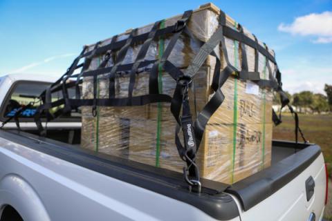 Heavy Duty Pickup Truck Cargo Net PRP Seats