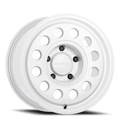Aluminum Wheels 17x8.5 501SA Convoy Salt White 5 On 127 Bolt Pattern 78.1 Bore 0 Offset Nomad Wheels