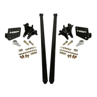 HSP Traction Bars For 2011-2017 Ford Powerstroke 6.7 Liter F250 F350 SRW Regular Cab Long Bed-Silk Stain Black