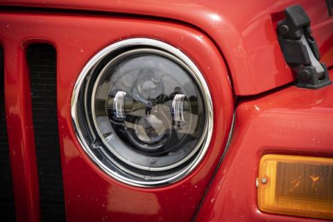 Jeep 7 Inch LED Projection Headlights Wrangler TJ, JK Rough Country