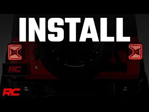 LED Tail light 18-22 Jeep Wrangler JL 4WD Rough Country