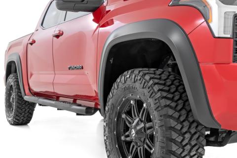 Sport Style Fender Flares Flat Black Toyota Tundra 2WD/4WD (22-23) Rough Country