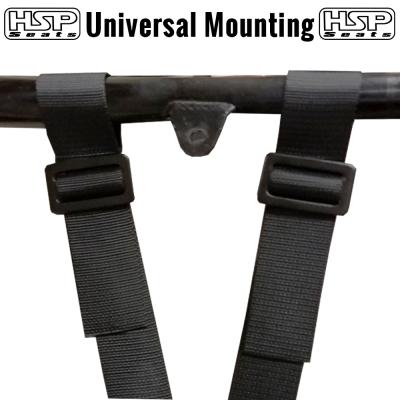 4 Point Harness 2 Inch Auto Buckle Black HSP Seats