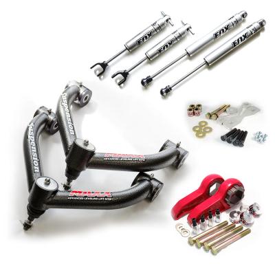3 Inch Leveling Kit Combo W/ FOX 980-24-664 985-24-189 20-25 Silverado/Sierra 2500/3500 HD Stage 3 SuspensionMaxx