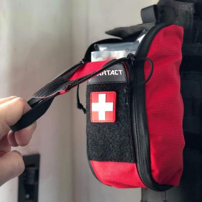 Roll Bar IFAK Kit Pouch MOLLE Back 1000d Cordura Nylon PALS Compatible Black Bartact