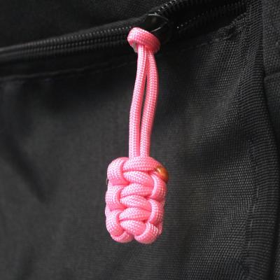 Paracord Zipper Pull Baby Pink Set Of 5 Bartact